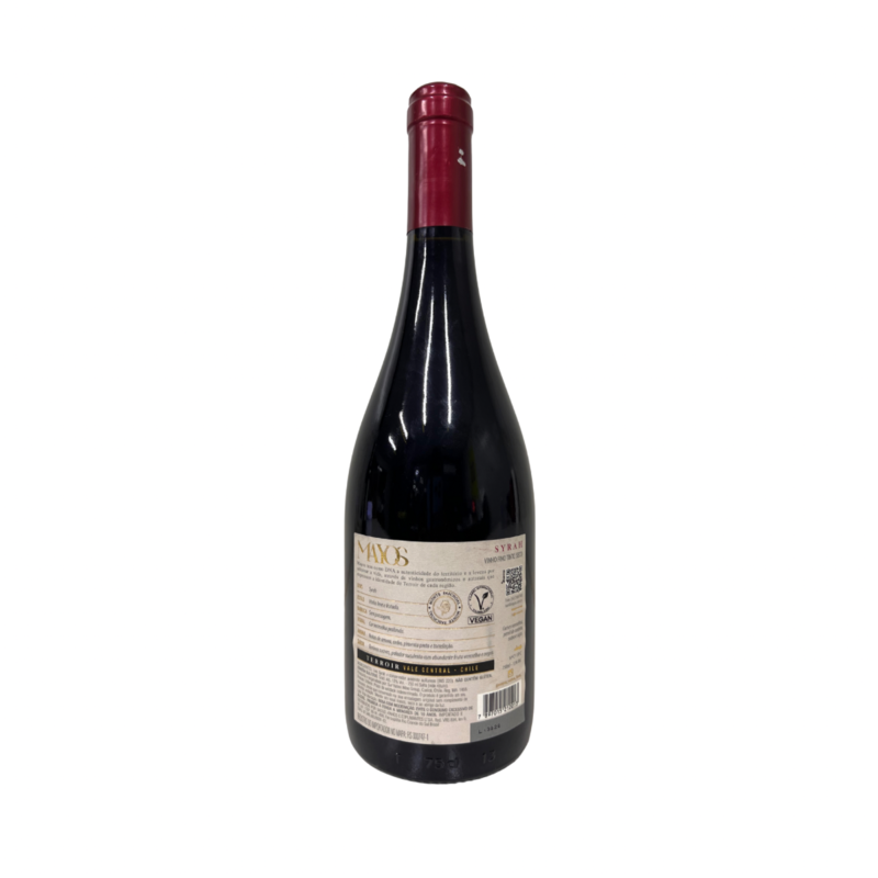 VINHO CHILENO TINTO SYRAH MAYOS 750ML - Imagem 3